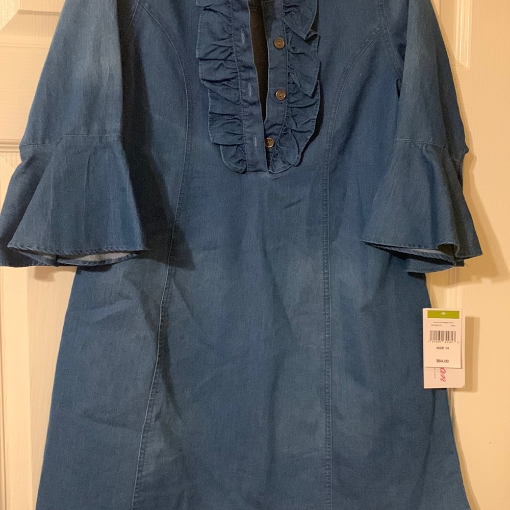 Girls blue jean dress